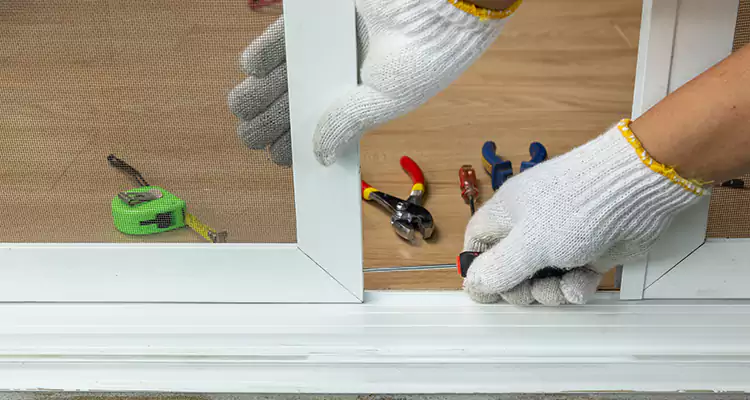 Sliding Glass Door Off Rails Repair in Davie, FL