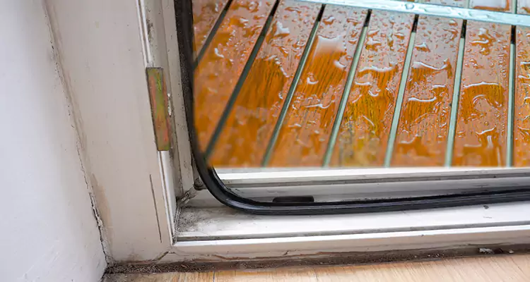 Water Leaking Wooden Patio Doors Repair in Davie, FL