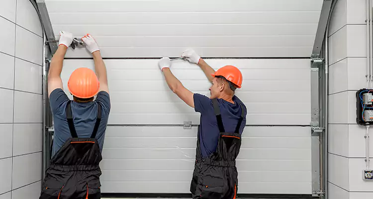 Garage Door Bottom Panel Repair in Davie, FL