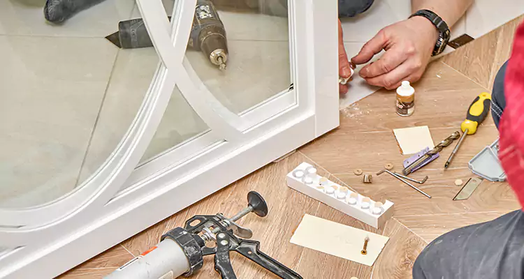 Interior Patio Door Casing Repair in Davie, FL