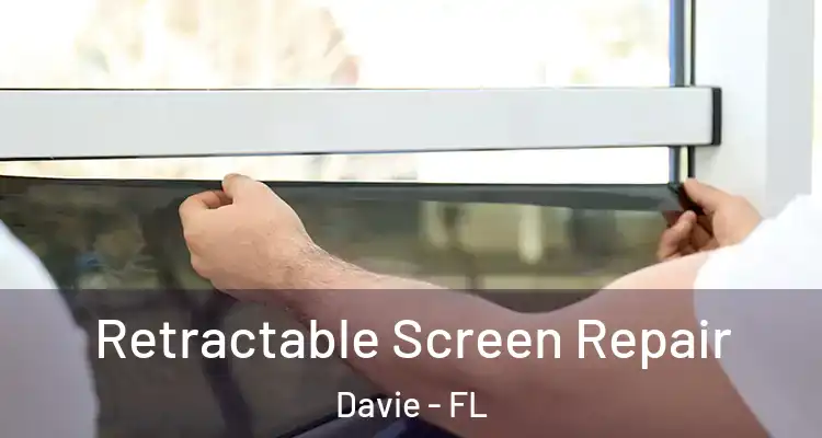  Retractable Screen Repair Davie - FL